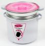 Imagem de Panela Termocera para depilação Standard 900g Bivolt Com Refil Branca Com Rosa
