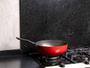 Imagem de Panela Wok Garlic Proflon Aluminio 28cm 4,1L Vermelho Brinox