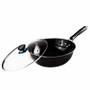 Imagem de Panela Wok Grande Antiaderente 32cm Preto Indução