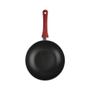 Imagem de Panela Wok MOR Linha Aroma 2,5L Preto/Vermelho - 30050031