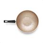 Imagem de Panela Wok N28 / 4,3L De Aluminio Com Antiaderente Cor Preto/Bege MTA - 8503