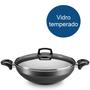 Imagem de Panela Wok Supra 4,3 Litros 28Cm Antiaderente Superflon Ultra 7 Camadas TVT com Alça Resistente Ao Calor MTA - 950