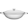 Imagem de Panela Wok Tramontina Aço Inox 34Cm Ventura Fundo Triplo