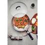 Imagem de Panela Wok Tramontina Inox Fundo Triplo Solar Silicone 28cm