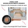 Imagem de Panelas Avulsa Antiaderente Cerâmica Fogão Cooktop Indução 18cm Colorstone Wooden Euro