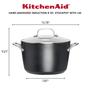 Imagem de Panelas KitchenAid Antiaderentes com Revestimento Hard Anodized - Compatíveis com Indução