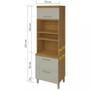 Imagem de Paneleiro 2 Portas 1 Gaveta Torre Quente Princesa 70cm Nesher