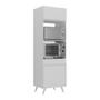 Imagem de Paneleiro 2 Portas para Forno e Microondas Veneza Multimóveis MP3679.891 Branco