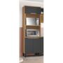 Imagem de Paneleiro 3 Portas Nicho para 2 Fornos 100% Mdf New Porto Itatiaia