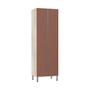 Imagem de Paneleiro 70Cm Duplo 2 Portas Luci Legno Crema Com Gaia