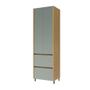 Imagem de Paneleiro Cozinha Rainha Nesher MDF Com 2 Portas e e 2 Gavetas Nature Verde