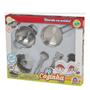 Imagem de Panelinhas de Brinquedos Inox Kit Cozinha Tacho - Braskit