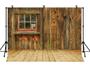 Imagem de Pano de fundo fotográfico LYLYCTY Barn Wood 7 x 5 pés para casamento