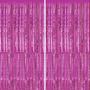 Imagem de Pano de Fundo Metálico com Franjas DECOCKRAT - Hot Pink - 1x2m