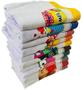Imagem de Pano De Prato Bordado Atacado Patchwork Kit Com 5 Peças