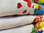 Imagem de Pano De Prato Bordado Atacado Patchwork Kit Com 5 Peças