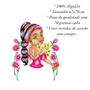Imagem de Pano De Prato Para Fazer Saia Crochê Boneca Filó com Glitter Kit Com 10 Peças