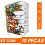 Imagem de Pano De Prato Pé De Galinha Estampas Sortidas - Kit C/ 10 Un