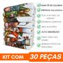 Imagem de Pano De Prato Pé De Galinha Estampas Sortidas - Kit C/ 30 Un