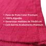 Imagem de Pano De Prato Rosa Colorido Liso Kit Com 5un Pronta Entrega 