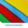 Imagem de Pano Microfibra 40x60 com 10 Unidades Caebi para Limpeza de Carro Cozinha Banheiro
