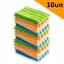 Imagem de Pano Microfibra Atoalhado de Limpeza 30x30cm Super Absorvente Multiuso Kit com 10 unid