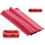 Imagem de Pano Toalha Microfibra Limpa Vidro Multiuso Vermelha Perfect 40cm