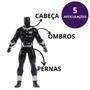 Imagem de Pantera Negra Brinquedo Articulado 22CM Infantil Marvel Vingadores