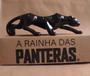 Imagem de Pantera Negra em Cerâmica - 37 cm - Pintura Automotiva