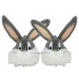 Imagem de Pantufa 3D Coelho Pernalonga Unissex Cinza Looney Tunes Oficial WB - Zona Criativa