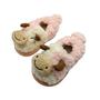 Imagem de Pantufa 3d infantil Bichinho Inverno Proteção Frio Solado De Borracha Peluciada 1 par