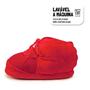 Imagem de Pantufa 3D Tênis de Basquete Sneaker Net Vermelho Solado Borracha Antiderrapante Tamanho 33/35 P Importway IWP3DBVM3335