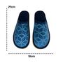 Imagem de Pantufa Adulto Masculina Antiderrapante Macia  Azul 40/41