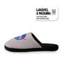 Imagem de Pantufa Chinelo Astro Cinza Sola Emborrachada Importway Tamanho 38/39 IWPCCZ3839