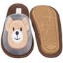 Imagem de Pantufa Chinelo De Quarto Infantil Urso - Marrom - 25/26