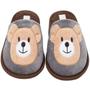 Imagem de Pantufa Chinelo De Quarto Infantil Urso - Marrom - 25/26