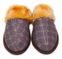 Imagem de Pantufa Chinelo De Quarto Mule Plush Monograma Inverno