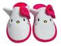 Imagem de Pantufa Chinelo Hello Kitty Adulto - Rosa E Branco - 37X38