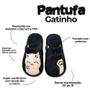 Imagem de Pantufa Gatinho Infantil Preto Tam. 30/31