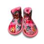 Imagem de Pantufa infantil botinha menino e menina de lã Estampas bichinhos personagens