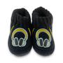 Imagem de Pantufa Infantil Com Solado N 23/24 Preto