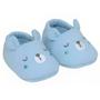 Imagem de Pantufa Infantil Urso Azul Bebês Antiderrapante 18 A 24 Meses 17019 - Buba