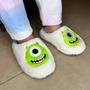 Imagem de Pantufa Licenciada Disney Mike Monstros S.A. Pixar Fofinha Com Solado Antiderrapante