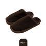 Imagem de Pantufa Masculina Lisa Marrom 40/41