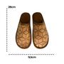 Imagem de Pantufa Masculina Macia Estampada Marrom 42/43