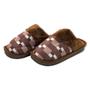 Imagem de Pantufa Masculina Xadrez Marrom 44/45