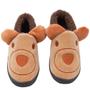 Imagem de Pantufa Sapatinho Infantil Menino Urso - Marrom - 31/32