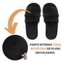 Imagem de Pantufa Slide Antiderrapante Com Trança Adulto e Infantil