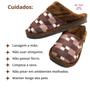 Imagem de Pantufa Xadrez Unisex Masculina Feminina Antiderrapante Chinelo De Quarto Pelúcia Confortável