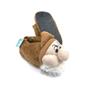 Pantufa Zangado Sete Anões Branca - Marrom - Tamanho M - Zona Criativa Imagem de Pantufa Zangado Sete Anões Branca - Marrom - Tamanho M